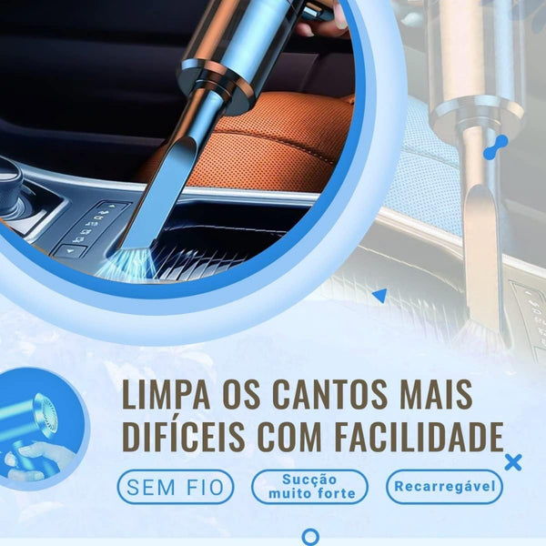 Aspirador De Pó Portátil Para Carro [ULTRA POTENTE]