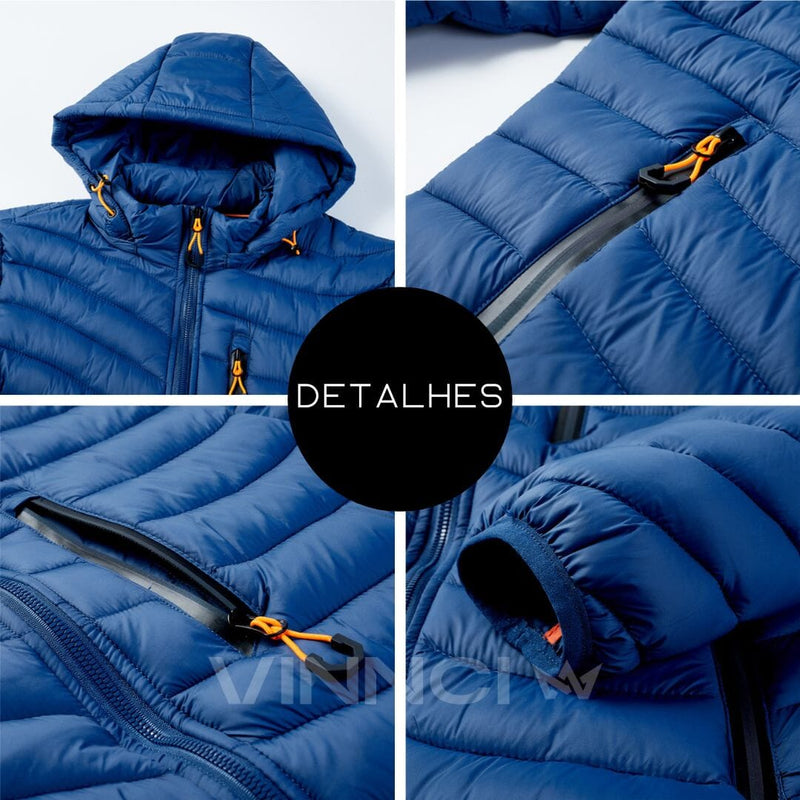 Jaqueta Puffer Masculina IceWear - Suporta até -10ºC