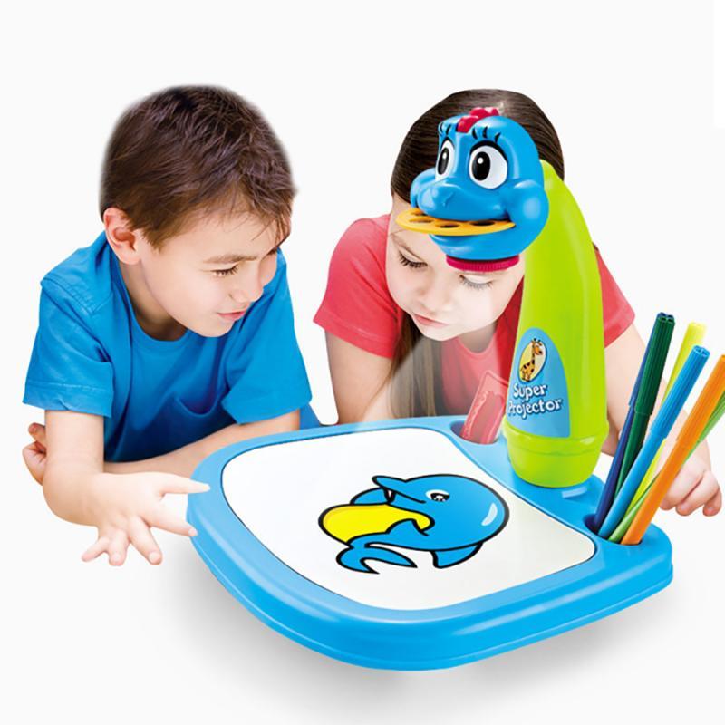 Mesa de desenhos Interativos Infantil + 12 Canetas Hipoalérgicas