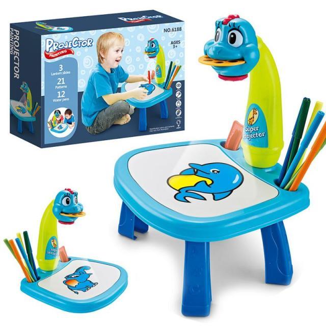 Mesa de desenhos Interativos Infantil + 12 Canetas Hipoalérgicas