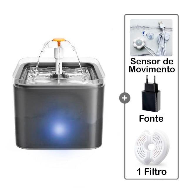 Fonte para Gatos com Sensor, Filtro 4 Camadas e LED